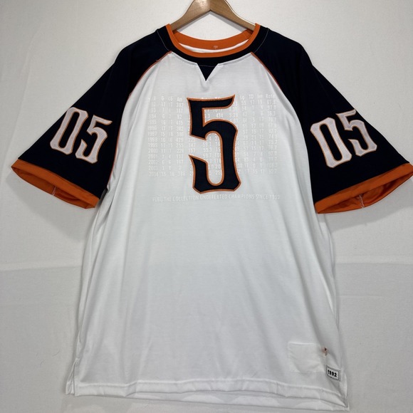 FUBU Other - VTG FUBU‎ 90s Denver Broncos  Jersey 05 Sz XL White/ Orange Rare